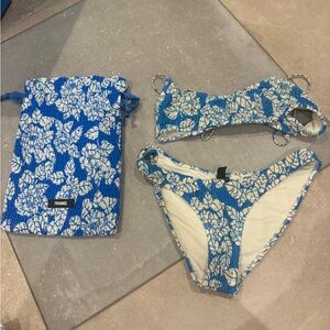 Triangl Arizona leaves swimsuit with bag